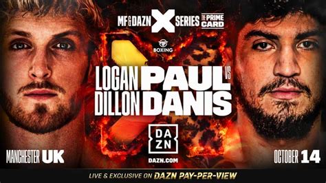 Logan Paul vs. Dillon Danis face off on Saturday night with the pair of them sharing a bitter rivalry after Danis' antics in the build-up to the fight. The bout is the co-main event for MF & DAZN Series 10, with KSI vs. Tommy Fury also featuring. The two fights go ahead at the AO Arena in Manchester this Saturday, live on DAZN and DAZN PPV.